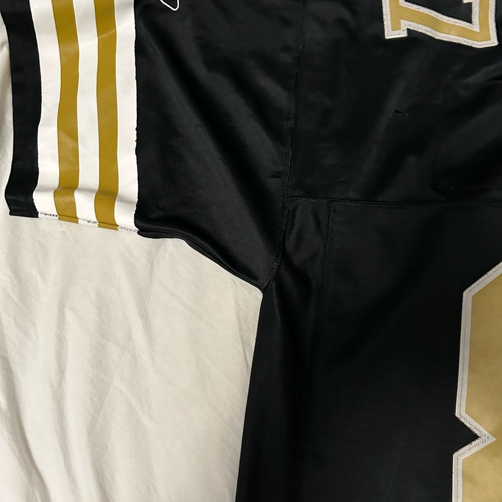 Throw Back Joe “Hollywood” Horn New Orleans SAINTS Reebok NFL Black/Gold Jersey - Picture 8 of 10